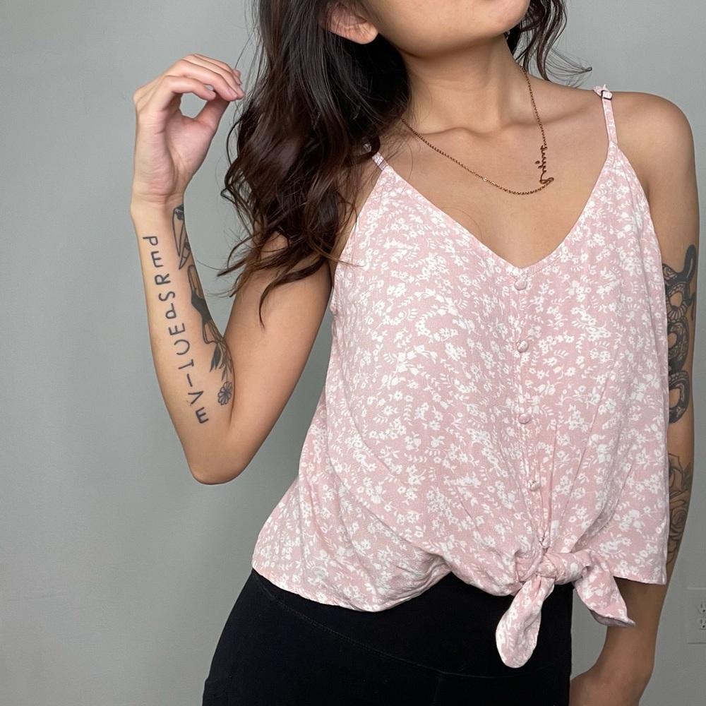 Target Tie-Front Top